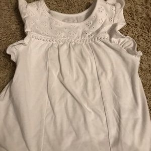 Cute summer cotton eyelet top